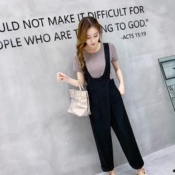 網紅款背帶褲,網紅款背帶褲，時尚界的百搭神器